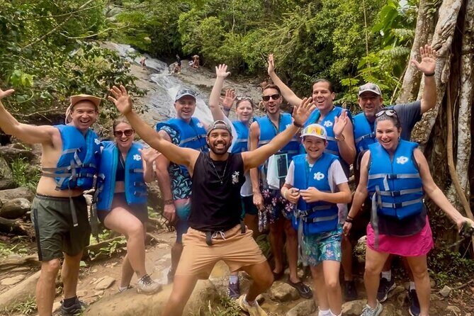 2 Tours in 1 Day: Rainforest Waterslides & Beach Tour w/Transport - A Day That Mixes Adventure and Beach Time Without the Headache