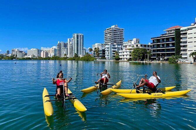 Adventure Water Bike in Condado Lagoon, San Juan - Time on the water: 45 minutes, and why pacing matters