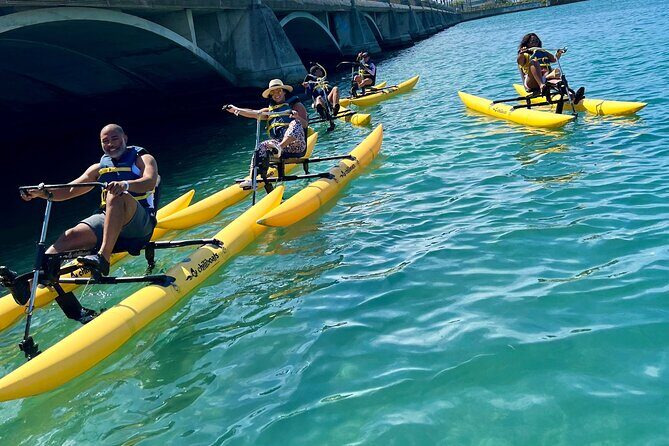 Adventure Water Bike in Condado Lagoon, San Juan - The big reliability factor: weather, equipment, and communication