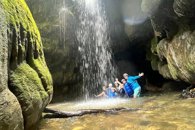 Cave Adventure: Canyon and Hidden Waterfall in Charco Azul - Three caves, cave swimming, and a hidden waterfall moment