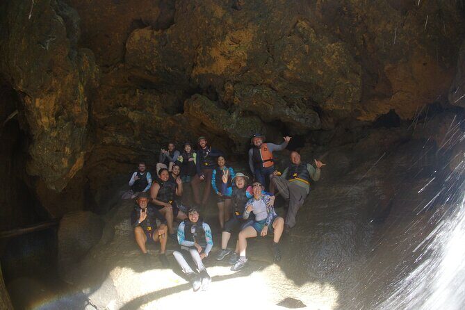 Cave Adventure - Charco Azul Caves, Canyon & Waterfall Adventure - Charco Azul natural pools and waterfalls: cool down and reset