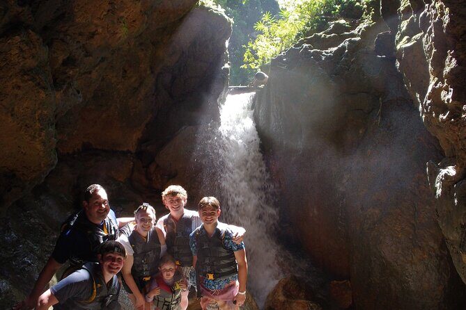Cave Adventure - Charco Azul Caves, Canyon & Waterfall Adventure - Optional cliff jumps: the best scare you can choose