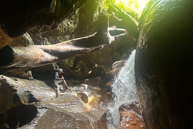 Charco Azul, Hidden Caves, Waterfalls, Beach, Free Adult Drinks - Cuevas Arenales: Hidden Caves, Waterfalls, and Taino Markings