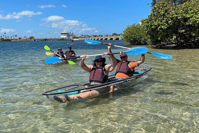 Clear Kayak Tour in Condado Lagoon - Meet at Condado Ocean Club, then get on the water fast