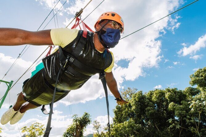 Conquer the Skies: Monster Zipline at Toro Verde Adventure Park - The suspension bridge approach: when your brain starts doing math