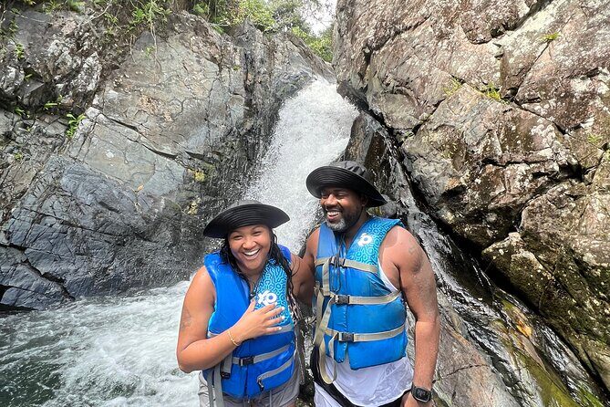 El Yunque Exclusive Experience: Waterslide Adventures w/Transport - Luquillo Food Stop: Real Local Break, Without Forcing a Lunch Plan