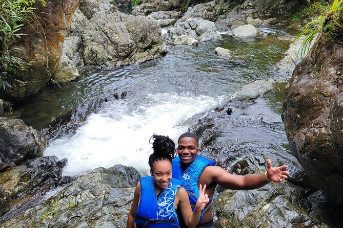 El Yunque Rainforest - Waterslide, Cliff jump, and Rope swing! - Lunch stop in Puerto Rico: included time, but you pay for the meal