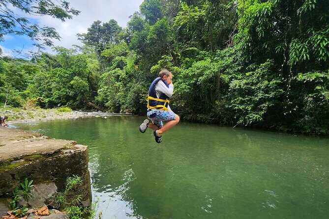 El Yunque Ziplining with River and Beach Visit - Nature walk to the pool: a short break that changes the whole vibe