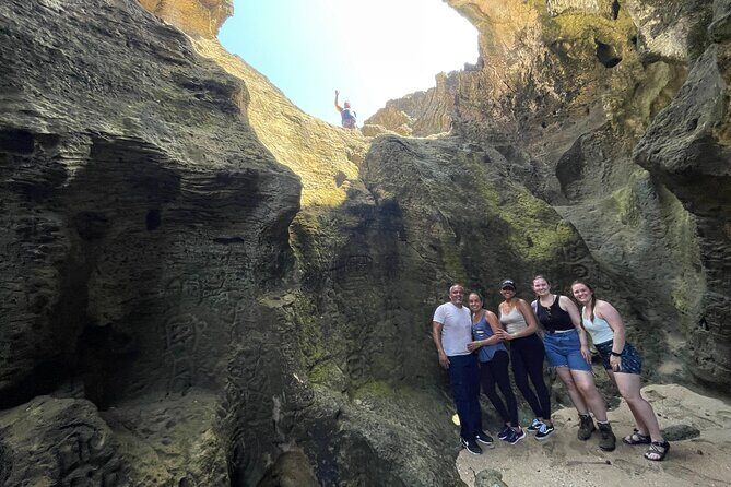 Full-Day Cueva Ventana, Indian Cave and Waterfall Adventure - Stop 2: Rio Tanama waterfall time by karst canyon water