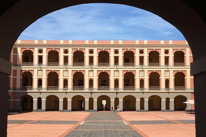 Historic Old San Juan Sunset Walking Tour - Antiguo Palacio de la Real Intendencia: a treasury building with modern government use