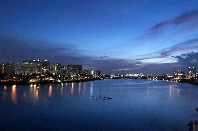 Night Kayak - Condado City Lights Tour - Laguna del Condado: city-light views, a historic bridge, and 360° scenery