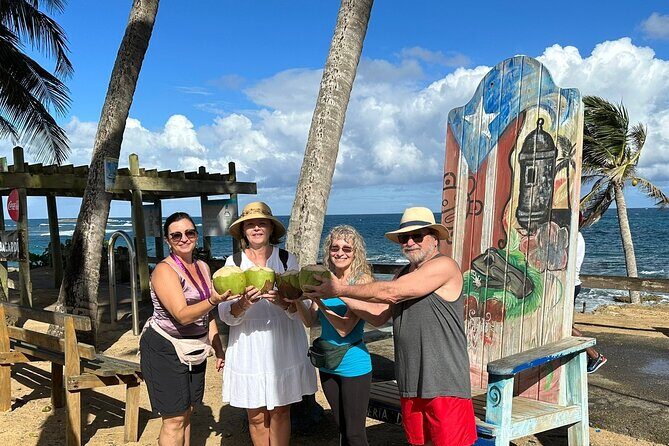 Private MEGA El Yunque Full Day Tour: Rainforest, Rivers, Beaches - Luquillo’s beaches and kiosks: sand, turquoise water, and seafood choices