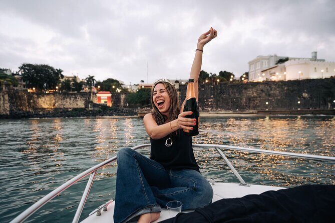 Private Old San Juan Bay Boat Sunset-Night Cruise - Stop 2: Castillo San Felipe del Morro (5 minutes + close-up photo time)