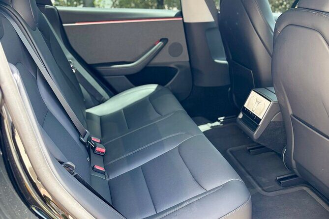 Puerto Rico Island Wide Private Transfers, Tesla 3 Luxury Sedan. - Tesla Model 3 Comfort Details That Make Transfers Feel Worth It
