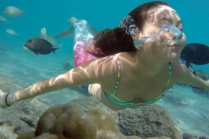 San Juan Mermaid Snorkel Experience with Video Shoot - Turning The Mermaid Tail Into A Photo-First Snorkel Day