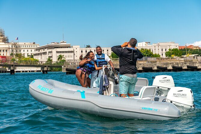 San Juan Mini Boat Tour - Condado and the Convention Center: the tour starts with city lines