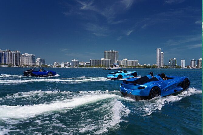 San Juan PR Watersports Car Rental Blue McLaren - Key things that make this jet car session worth it