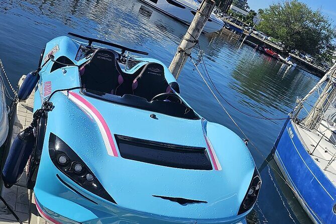San Juan PR Watersports Car Rental Blue McLaren - The 30-minute flow: briefing, safety rules, then the throttle moment