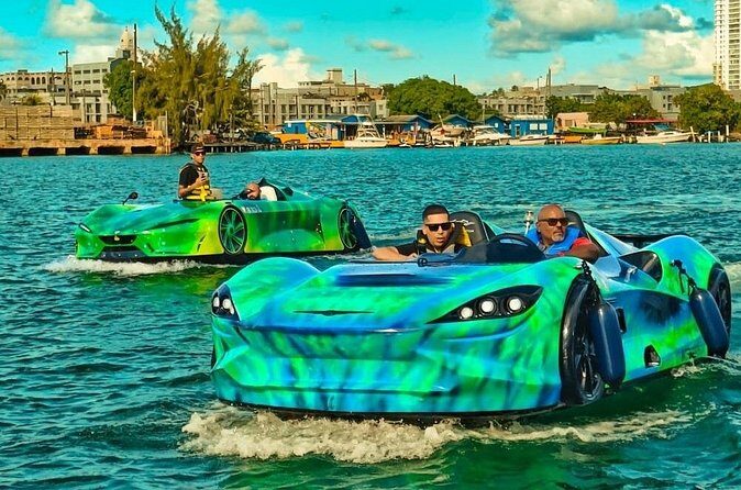 San Juan PR Watersports Car Rental Green McLaren - Views from the bay: Old San Juan to El Morro