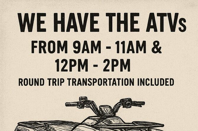 Single ATV Experience: Free Piña Colada + Hacienda Transfer - Key takeaways before you book
