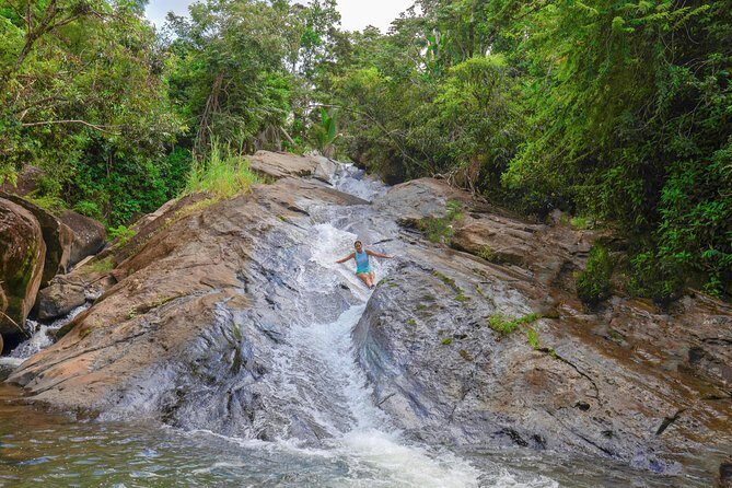 Yunque Rainforest River Rope Swing with Waterslide and Beach Tour - Key things to know before you go