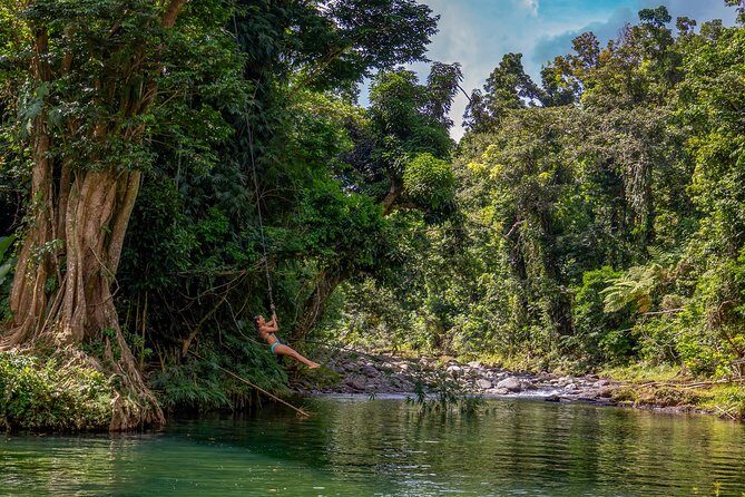 Yunque Rainforest River Rope Swing with Waterslide and Beach Tour - A 7:30 am start with hotel pickup that actually helps